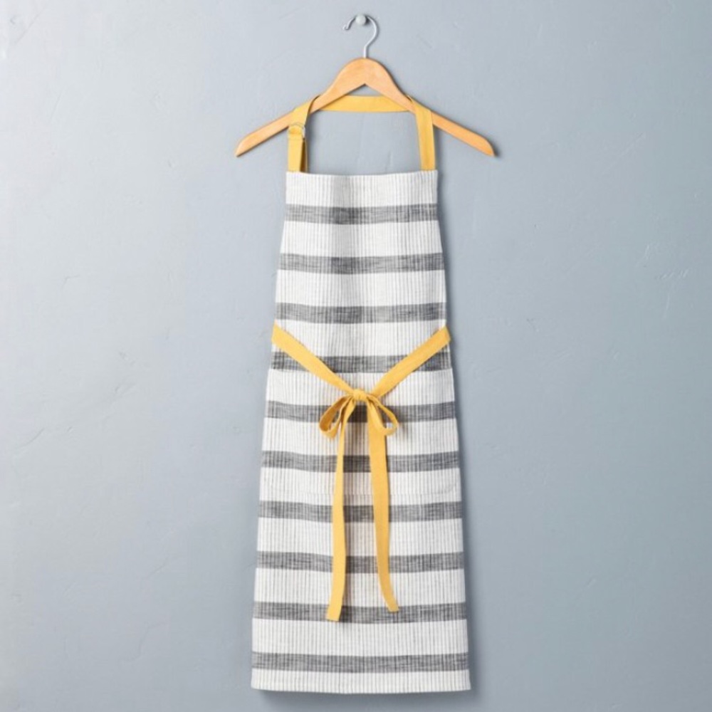 HEARTH AND HAND Cooking Apron Stripped Railroad